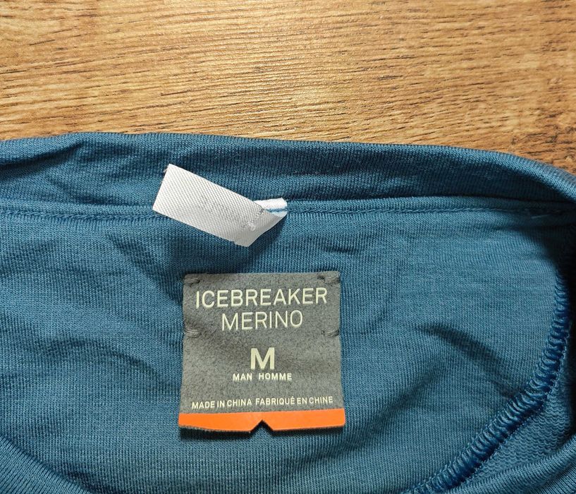 Icebreaker Мъжка термо фланелка от Мериносова вълна размер М