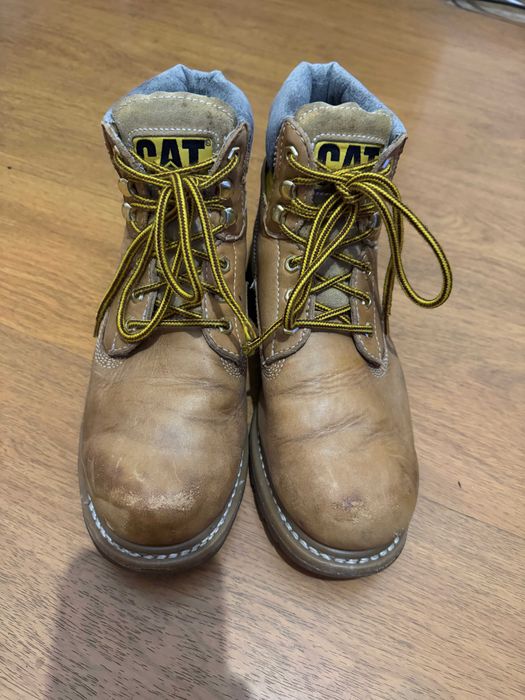 Bocanci Caterpillar Columbia, piele naturala, impermeabili, marime 43