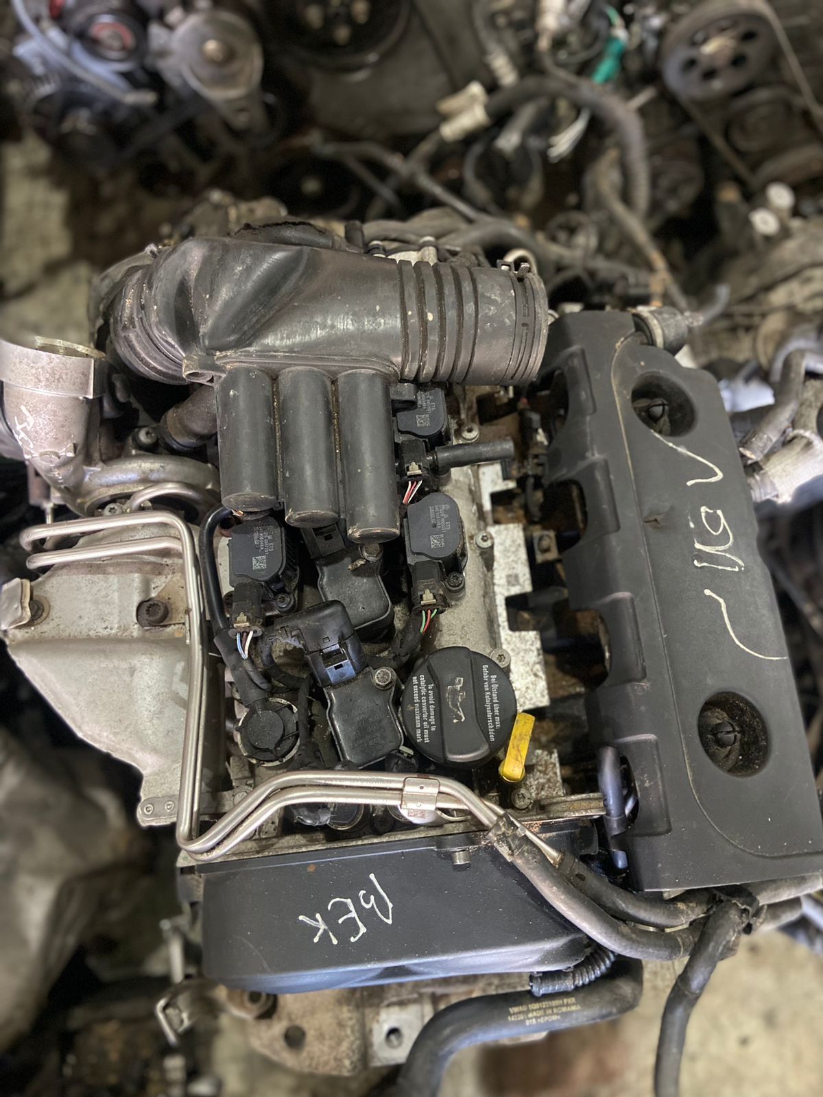 Контрактный двигатель CJZ объёмом 1.2 на Skoda Octavia A7