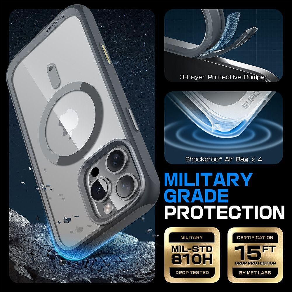 Кейс supcase ub mag magsafe за iphone 16 pro max - сив