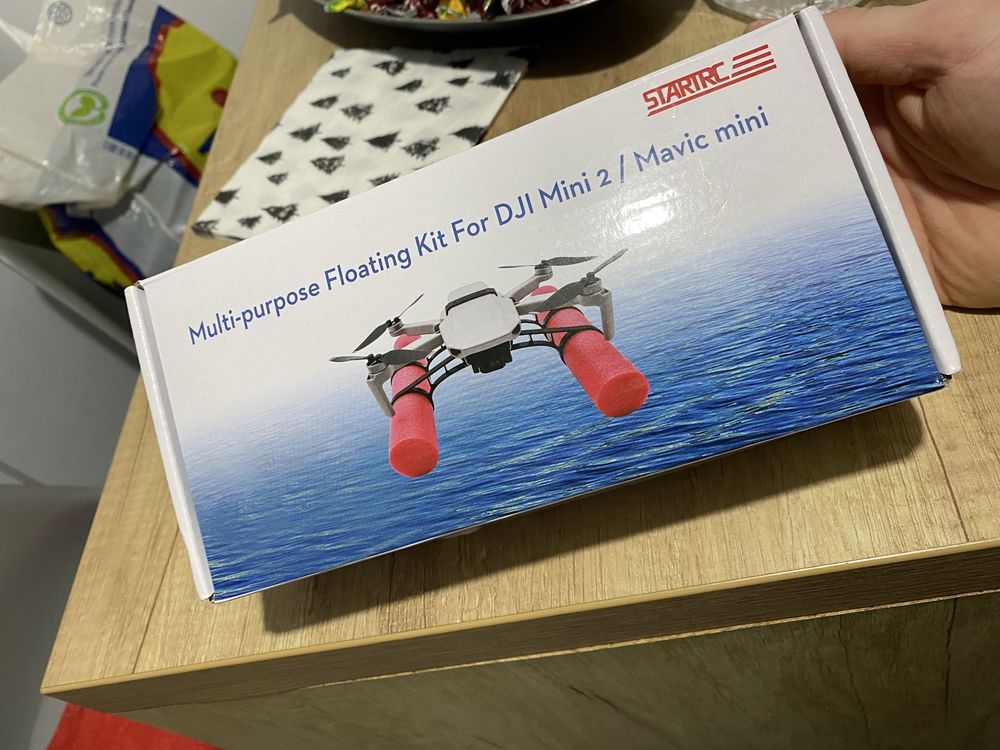 Vând kit suport plutire pentru drona DJI Mini2 / Mavic Mini.