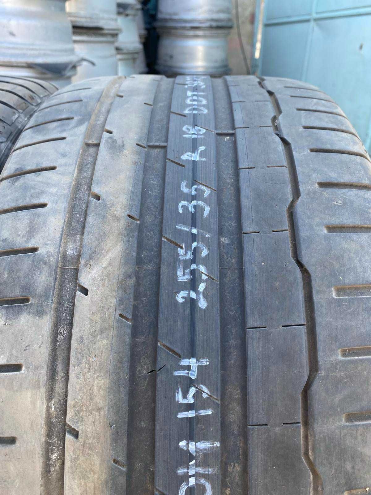2 бр Летни Гуми Hankook 255/35 R18 DOT 3823 ном 154