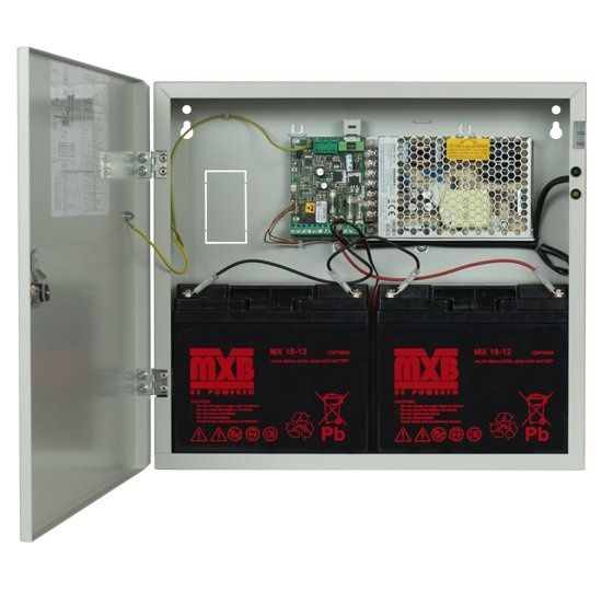 Sursa de alimentare Merawex 24V 4A, backup (posibilitate 2x18Ah/12V)
