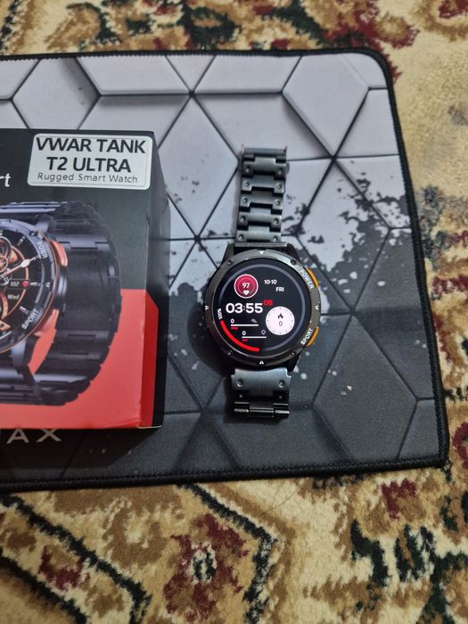 Смарт часы VWAR TANK T2 ULTRA, новый пару раз проверил