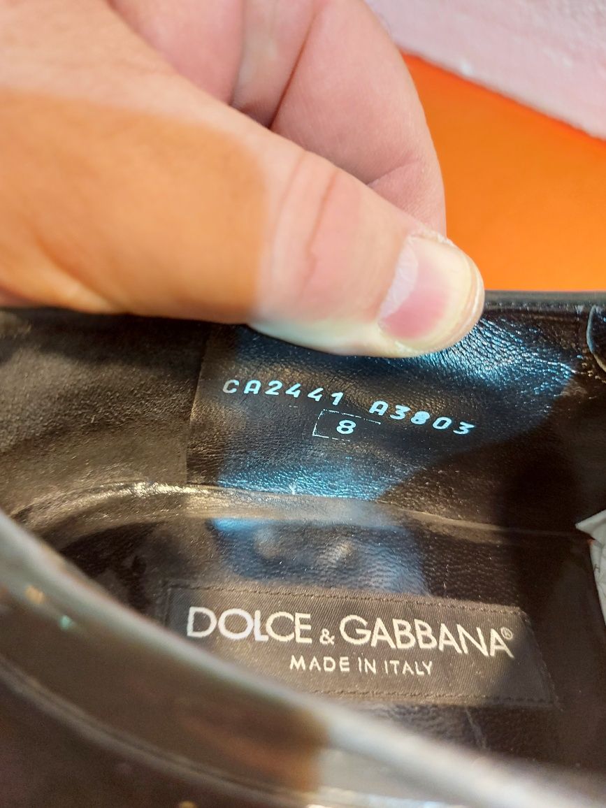 Dolce Gabana номер 42 Оригинални мъжки обувки