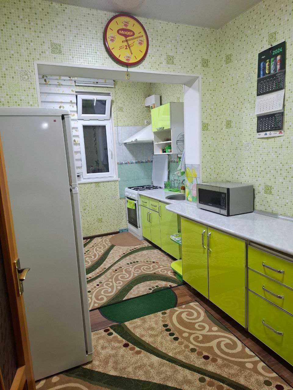 Сдается 3 ком 75 кв.м. на массиве Феруза для семьи