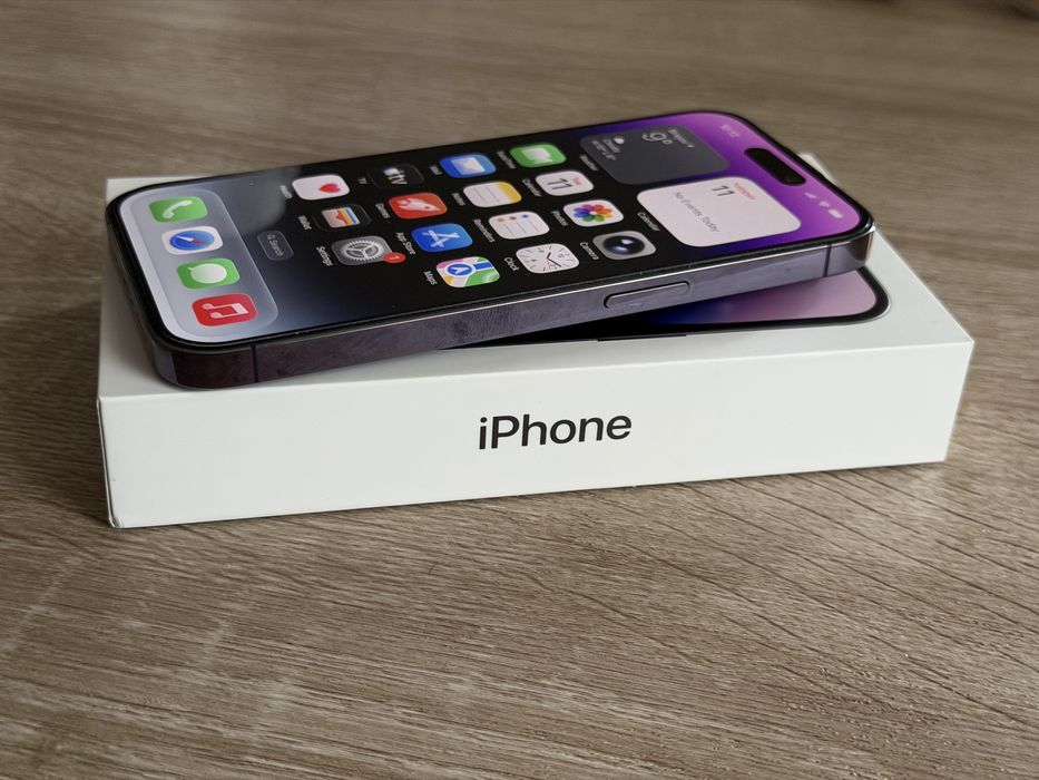 iPhone 14 Pro Deep Purple, 128Gb arata bine