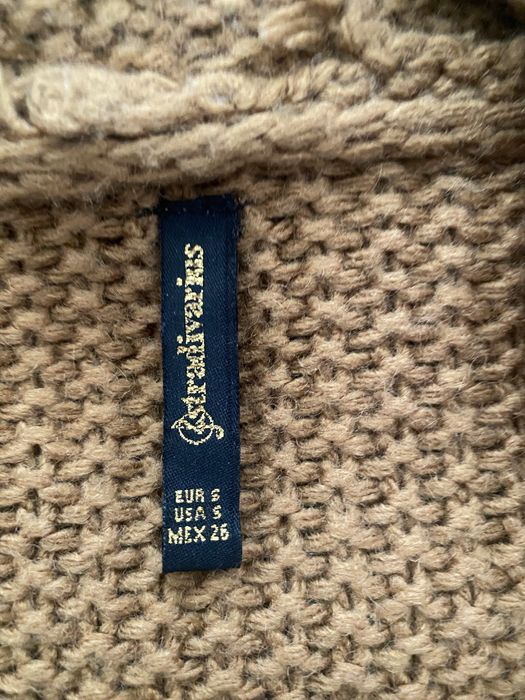 Cardigan cu insertii de piele