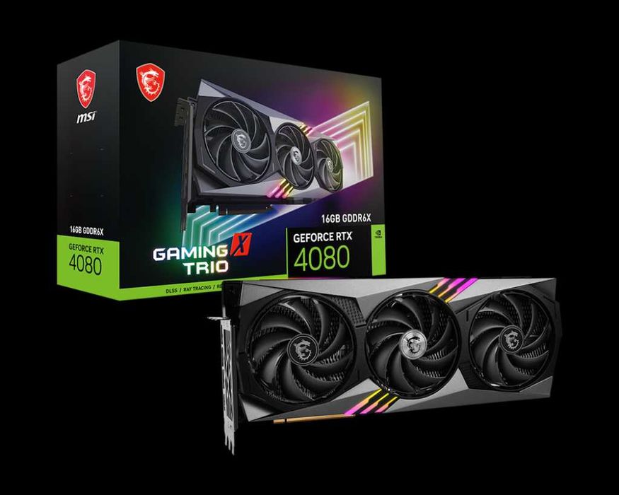 Видокарта MSI Nvidia RTX 4080 Gaming X Trio