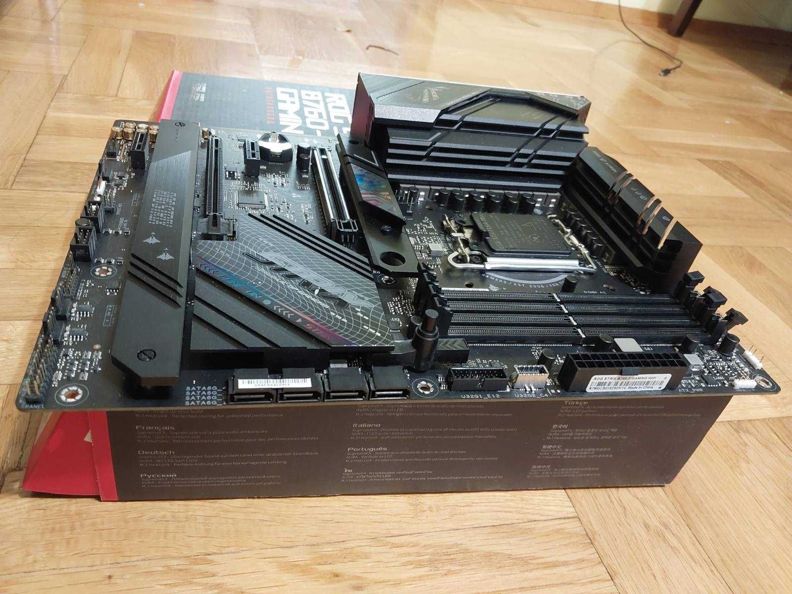 Intel Core i7 13700 + Asus ROG Strix B760-F Wi-Fi DDR5