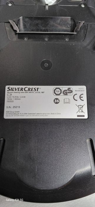 Прахосмукачка робот Silvercrest