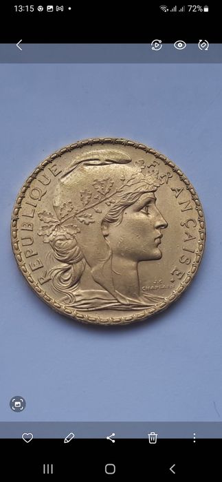 Vând oricare una din aceste două monede din aur