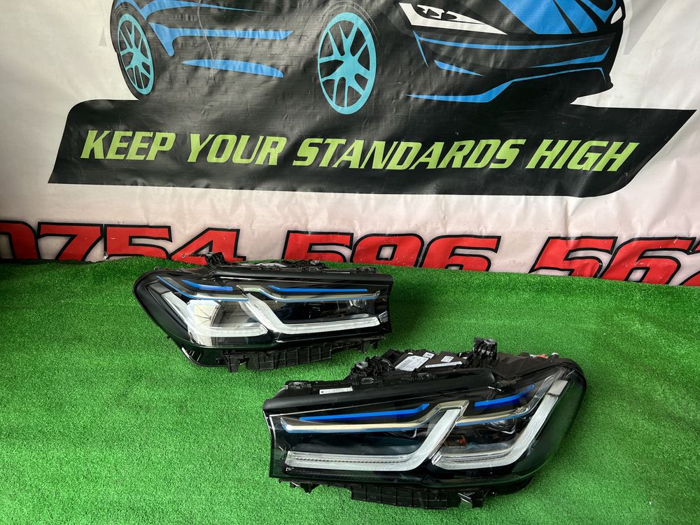 Bmw Seria 5 G30 G31 Facelift Set Faruri Laser Far stanga-dreapta
