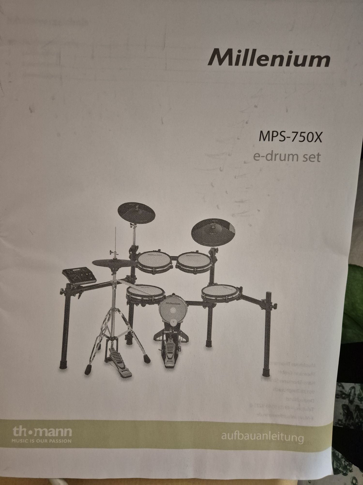 Vând tobe  Milenium MPS-750X e-drum set