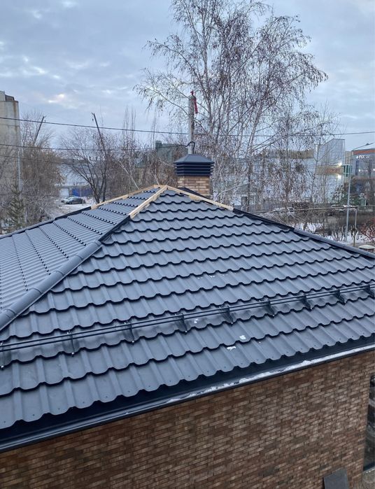 Металлочерепица, крыша, кровля, шатыр, шифер