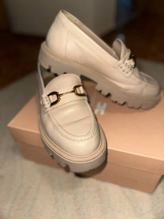 Естествена кожа обувки Zara