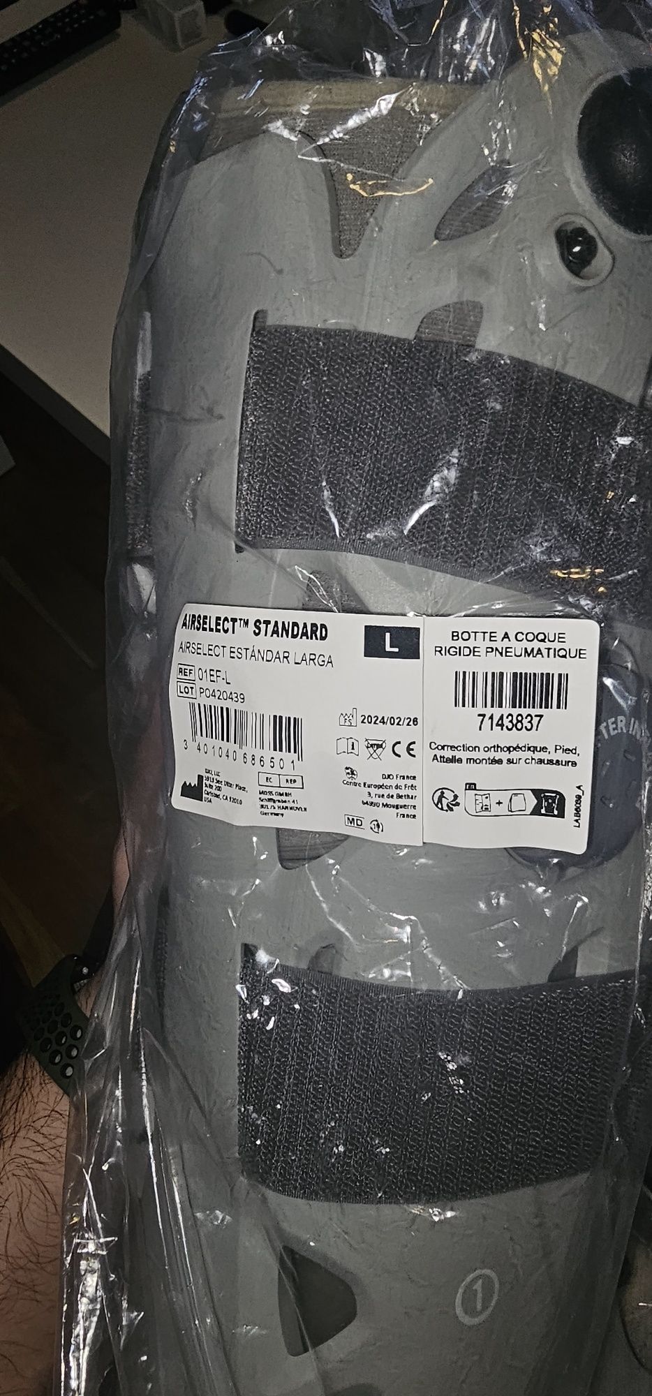 Orteza Aircast Standard L