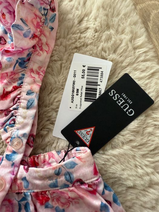 Бебешки рокли Mayoral, Guess, Zara, Primark, нови, с етикети 6м.-1.6м.