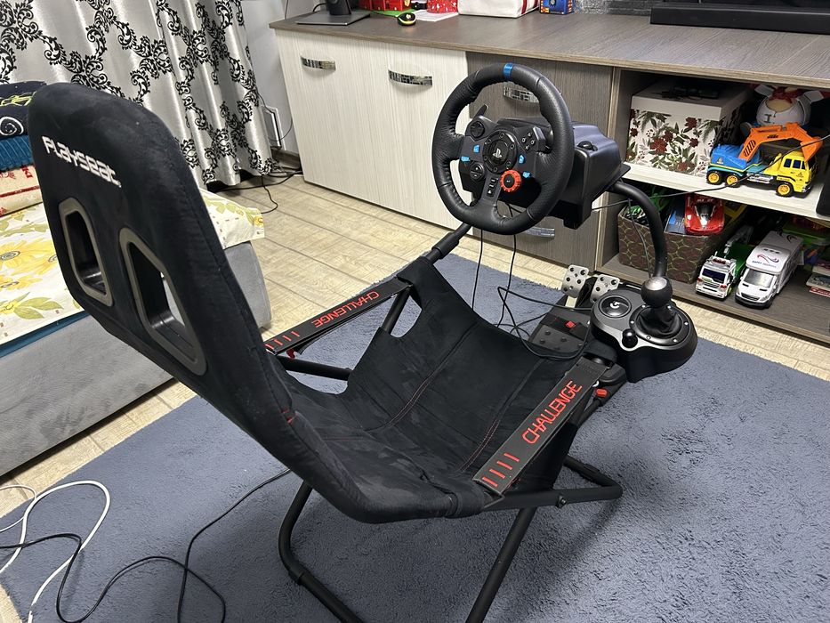 Vand volan logitech g29 + schimbator+scaun playseat