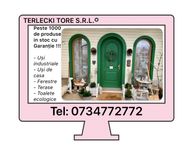 USA TERASA LEMN termopan boltita balcon H 230 x L 124 Germania 2 buc