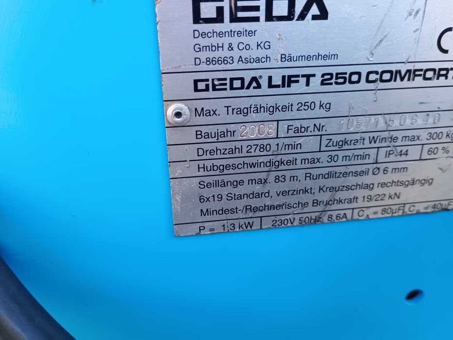 Мотор xаспел,Асансьор, гондола  Geda