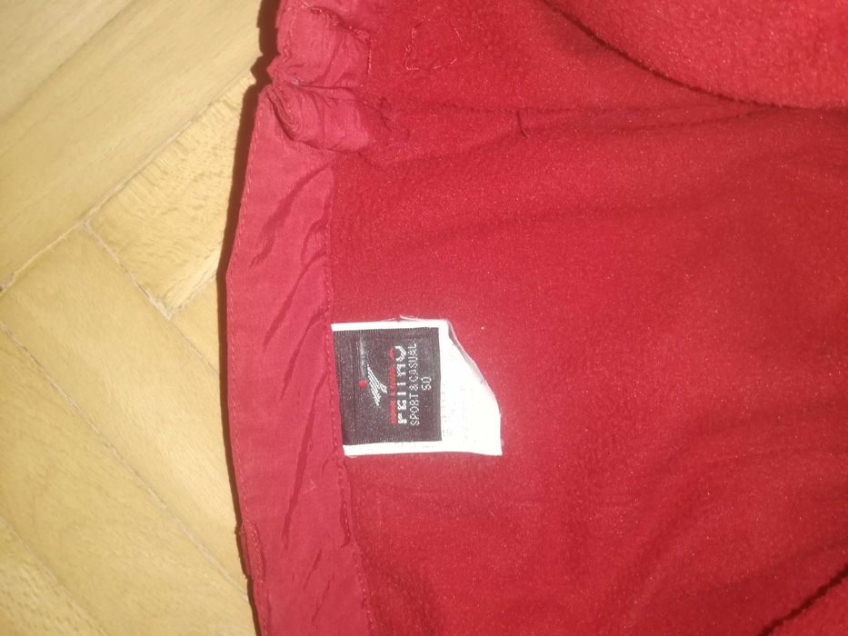 Pantaloni de fas femei rosu