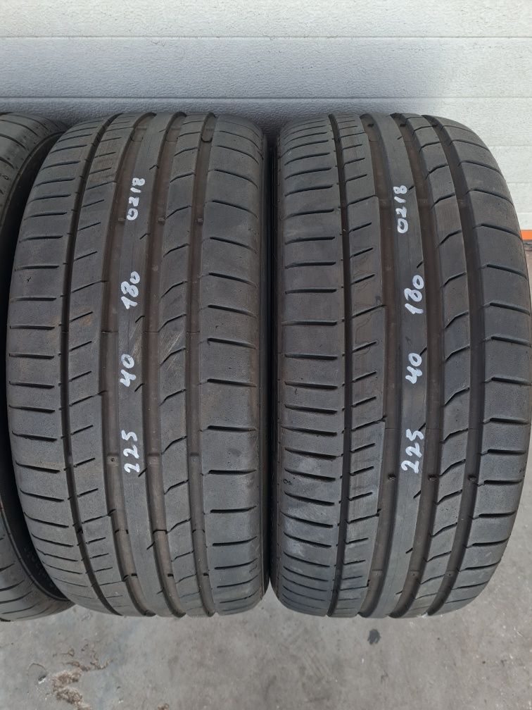 Летни гуми 4 броя CONTINENTAL SportContact5 225 40 R18 дот 0218