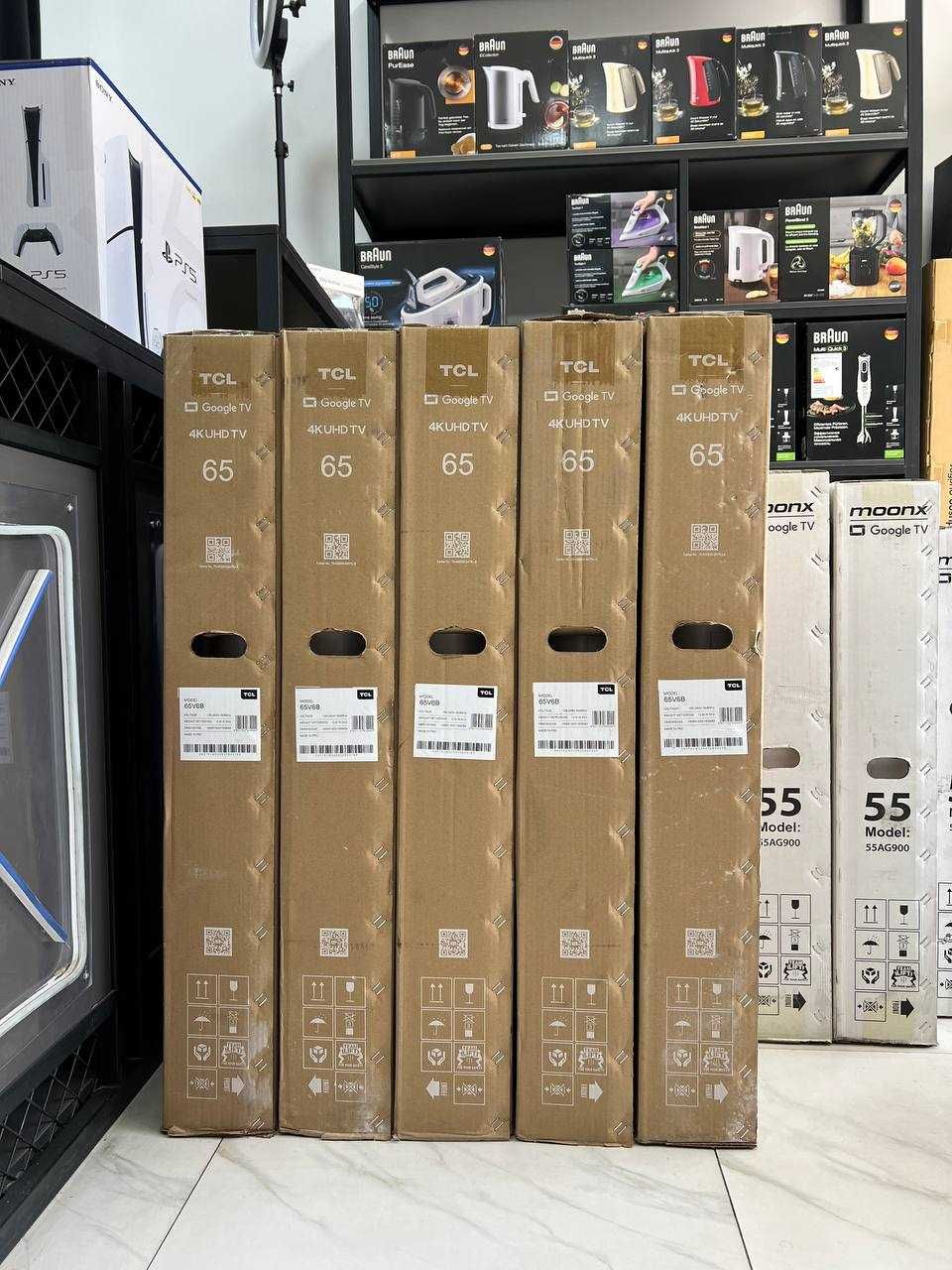 Телевизор TCL 55 V6B  4K  Led  HDR 10+ SMART TV  + Доставка бонус