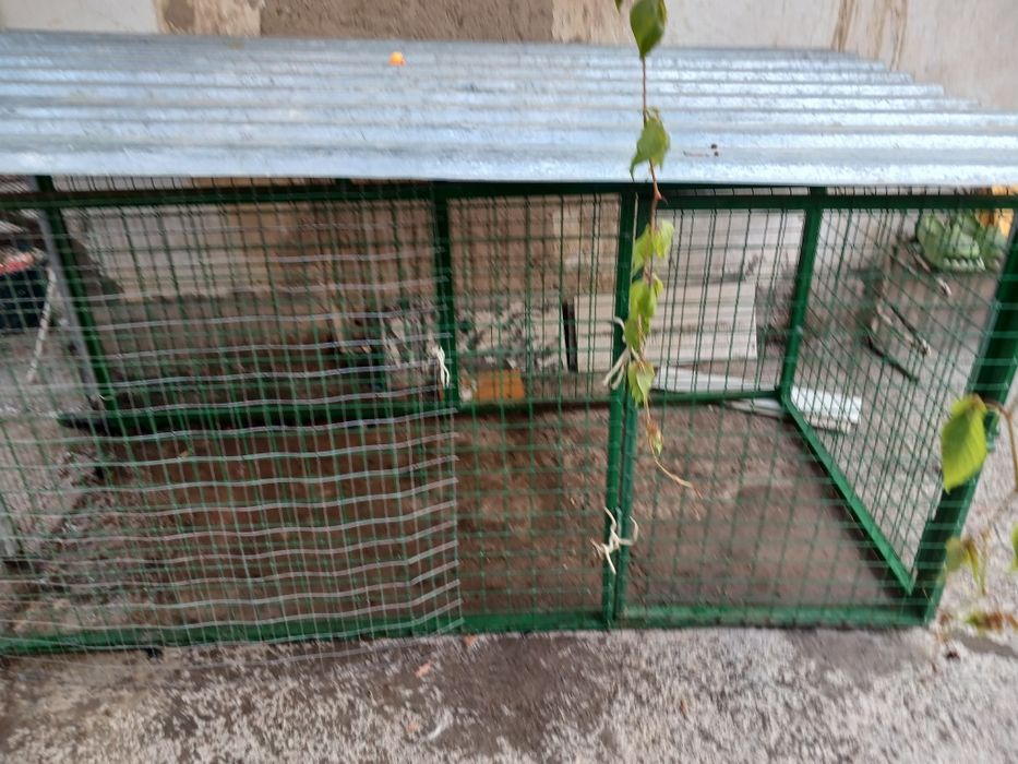 Продаю будку с вольером недорого