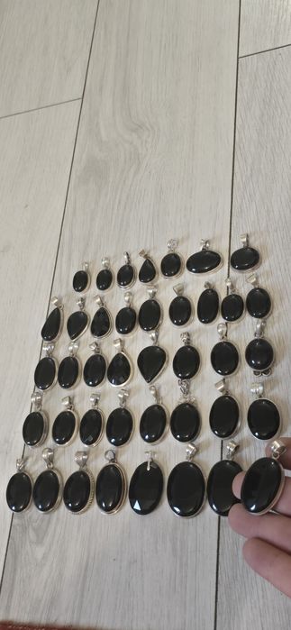 Pandante argint onix