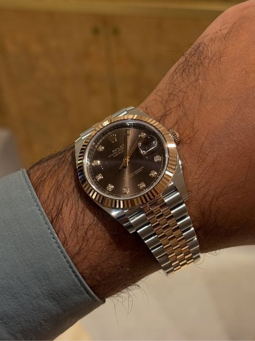 Rolex Date-Just 41mm Chocolate