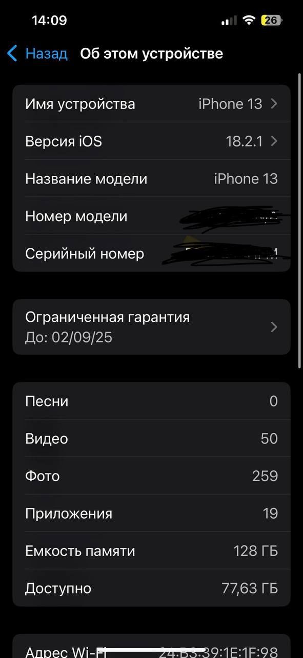 iPhone 13 ideal holatda