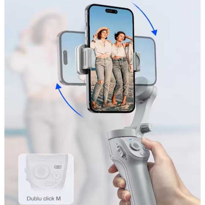 Stabilizator 3 axe - gimbal, Tokqi M01 pentru telefonul mobil