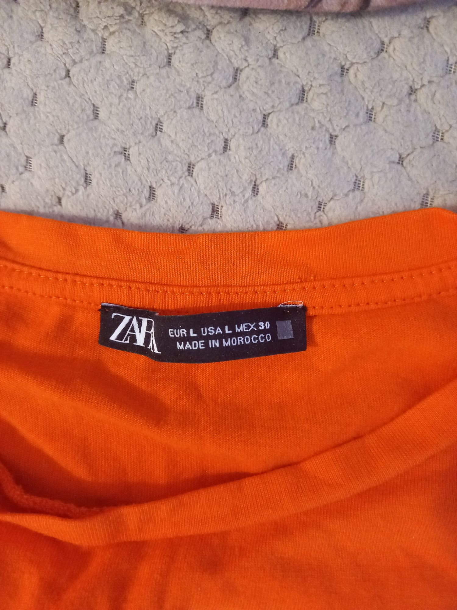 Тениска с къс ръкав Zara