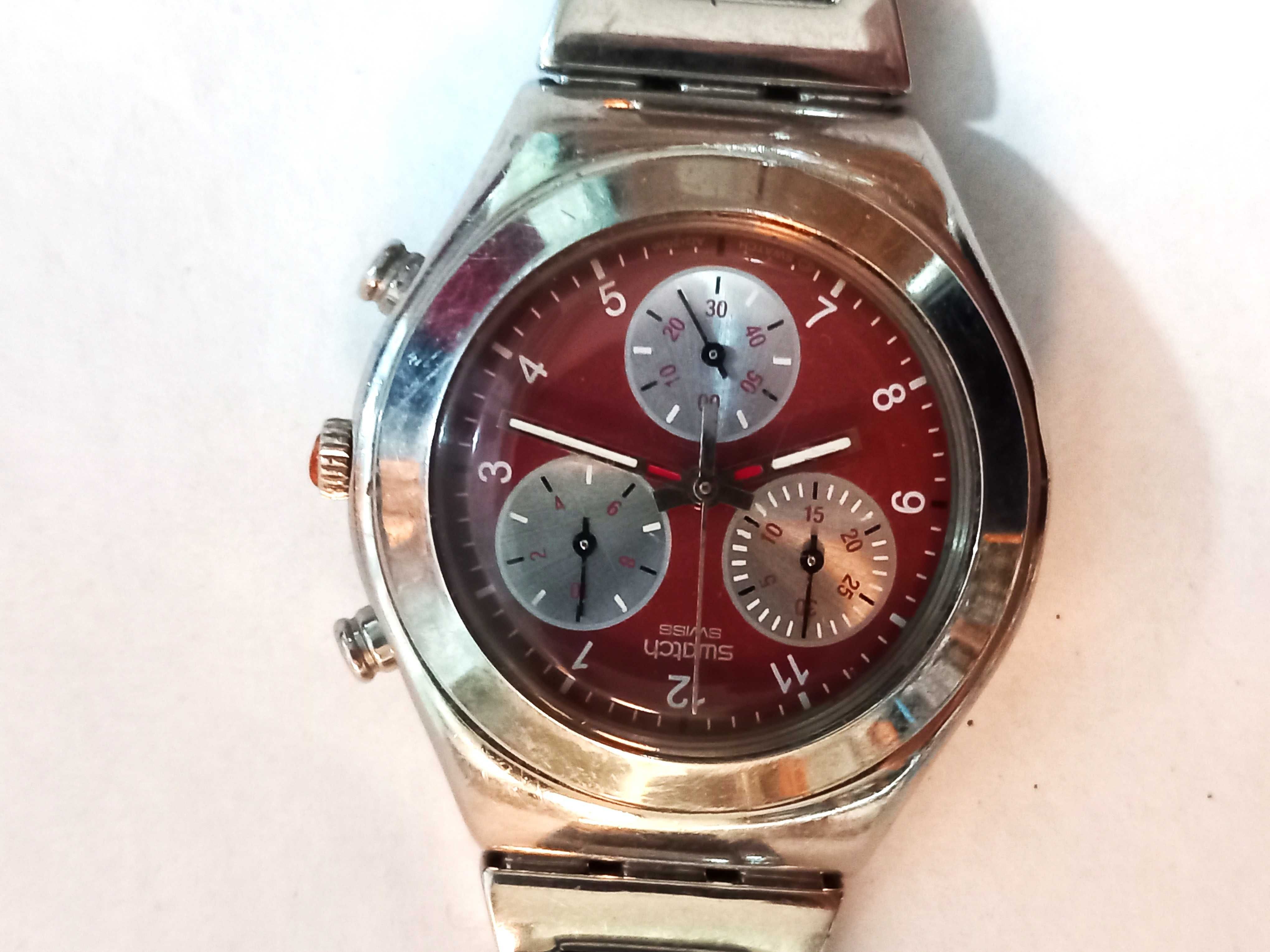 ceas SWATCH Chronograph , cadran VISINIU,