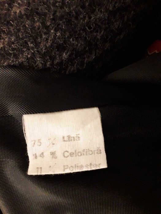 Palton barbatesc clasic elegant iarna 75% lana
