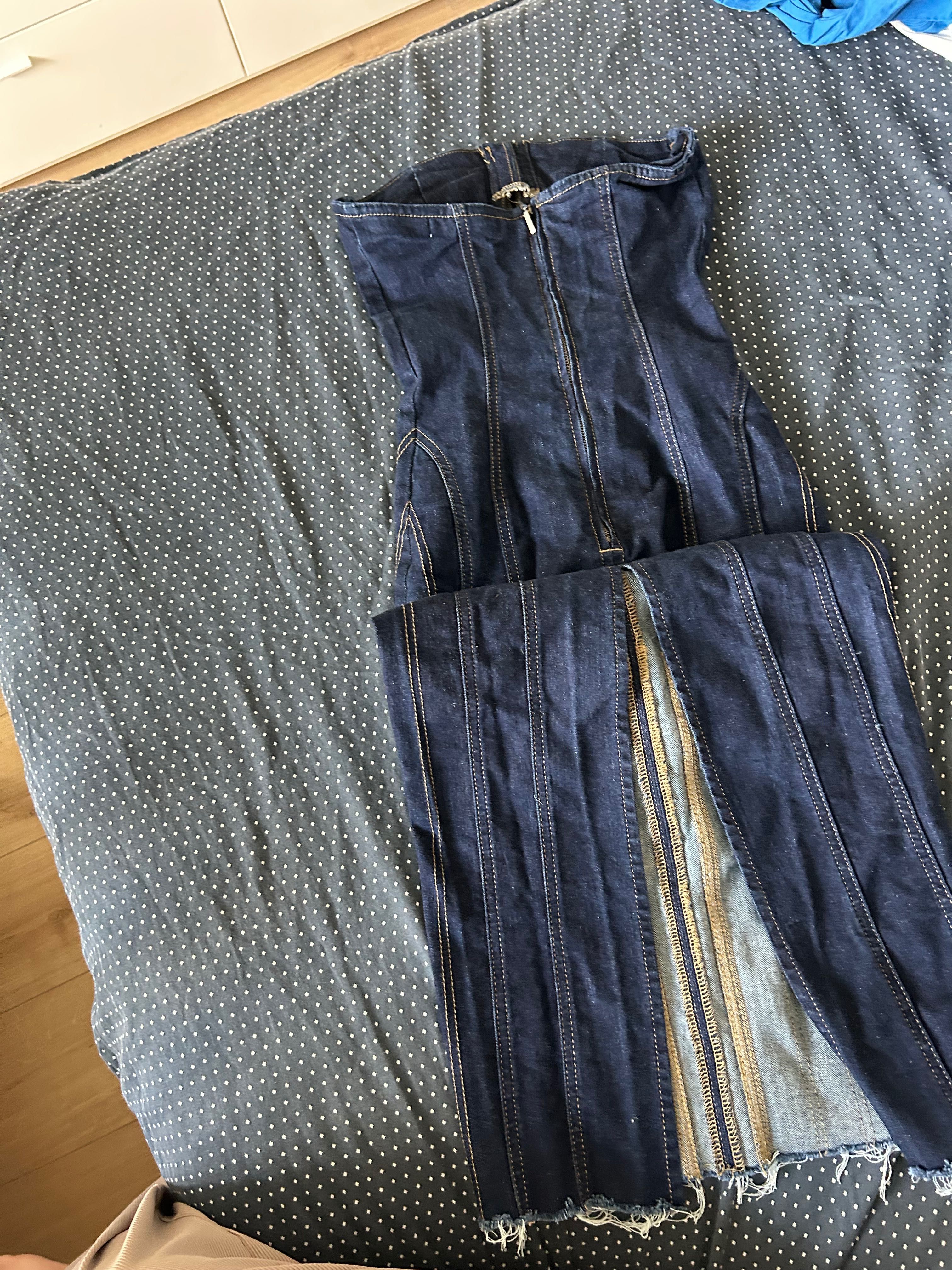 Дънкова рокля Zara XS