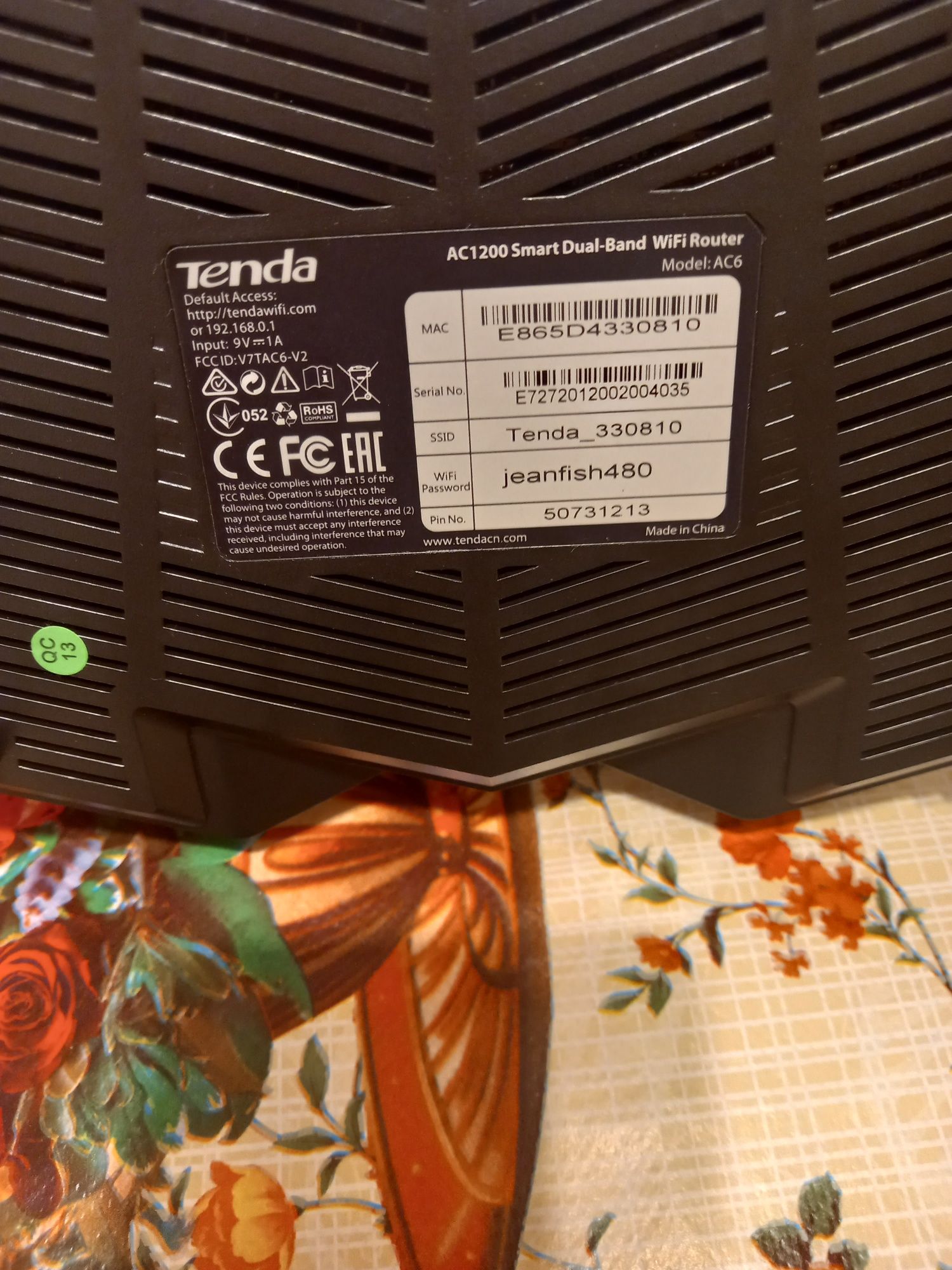 Router Tenda AC 1200 Smarth Dual Band