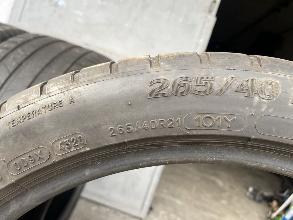 4 бр.гуми спорт пакет 265/40/21 и 295/35/21 Michelin DOT 4520 4-4,5 mm