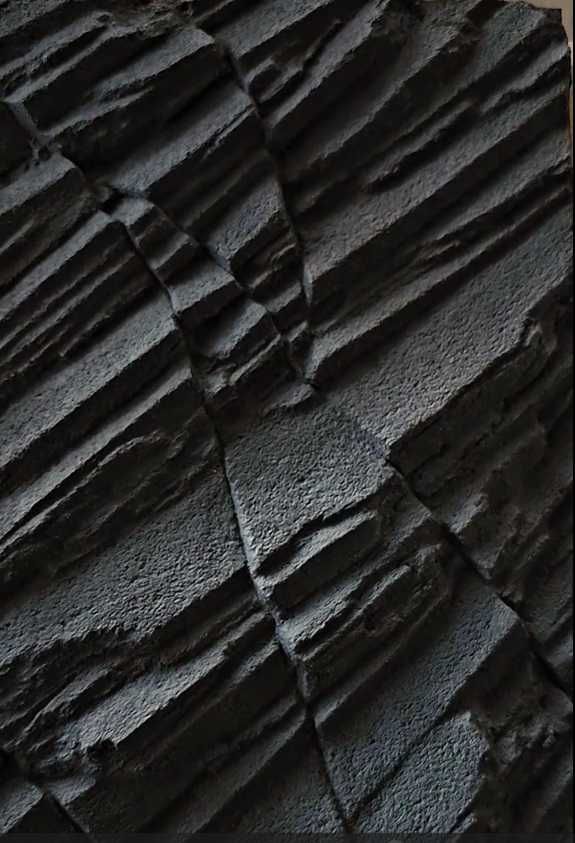 Реалистичные скалы в интерьере из арт бетона