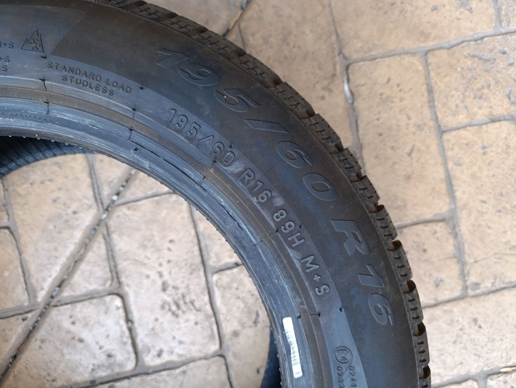 Зимни гуми Pirelli 195/60/16 dot 2022