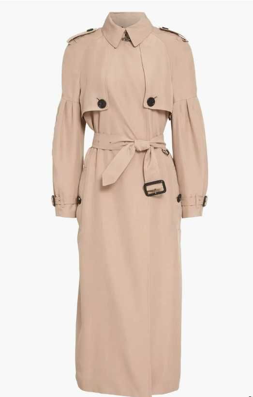 Trench Burberry 'Maythorne' Mulberry-Silk