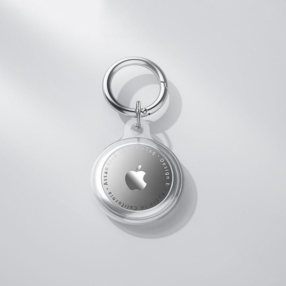 Силиконв кейс tech-protect icon за apple airtag clear