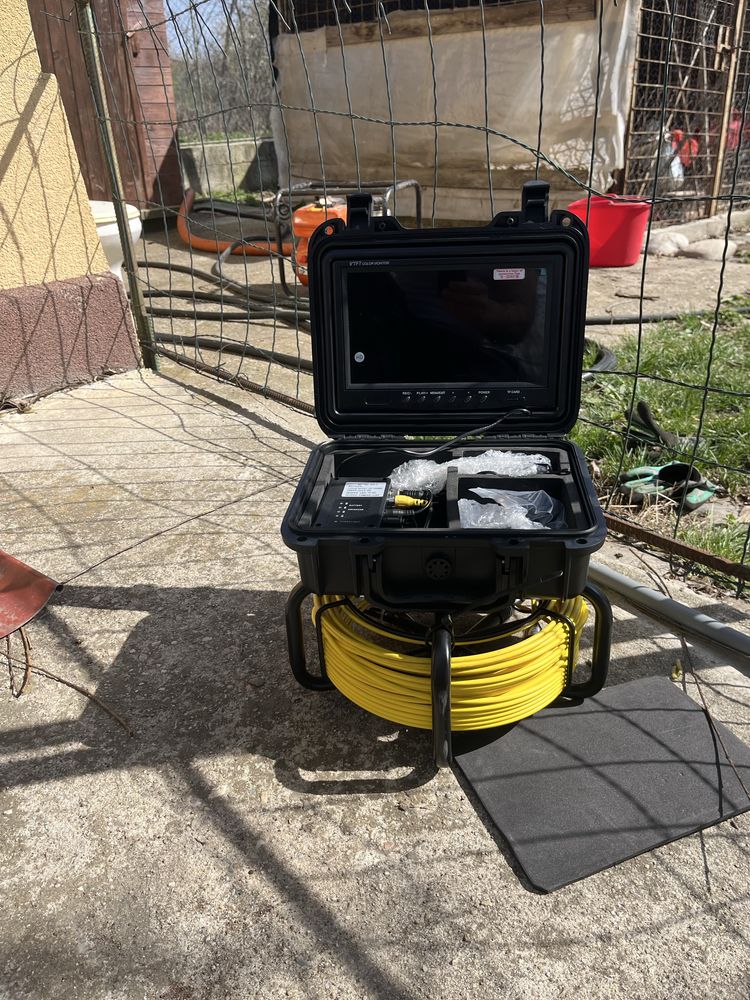 Desfundare canalizare. Inspectie video pentru canalizare.