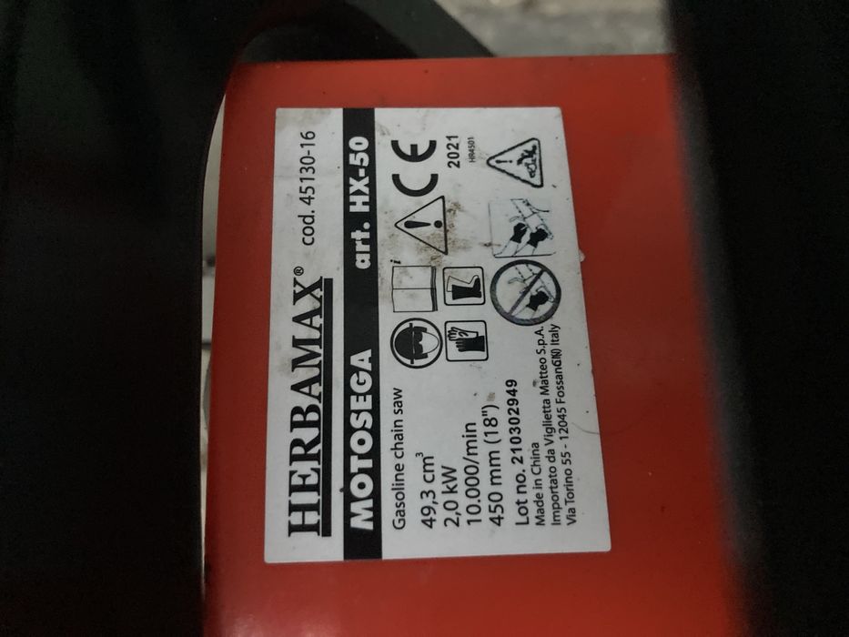 Drujba pe Benzina Italiana cu Lama de 40cm