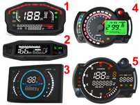 Bord moto motocicleta scuter ATV enduro KTM vitezometru turometru ceas