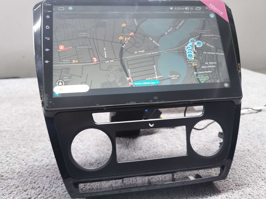 Navigatie Skoda Octavia 2 2007-2014 QLED 4/64gb octacore
