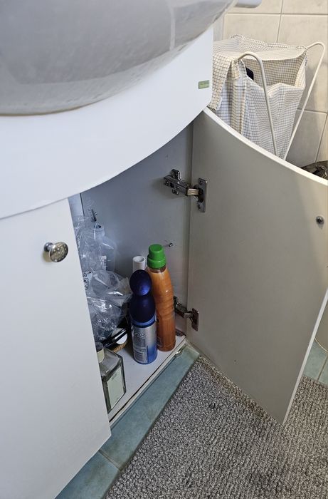 Set mobila de baie+ Lavoar+Baterie+ Oglinda