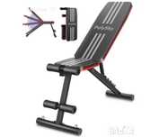 Многофункционална тренировъчна лежанка PolySky Fitness 8007, До 200кг