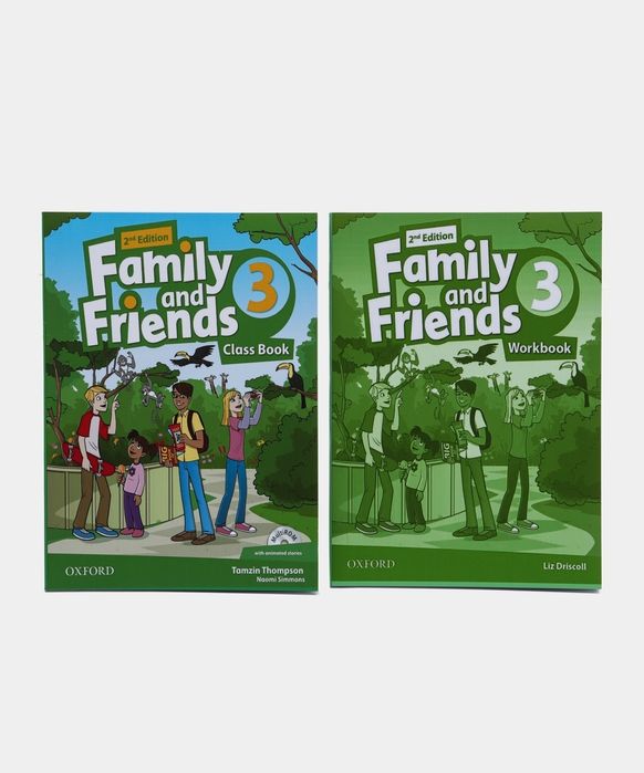 Доставка. Family and Friends 0-6 class book+workbook